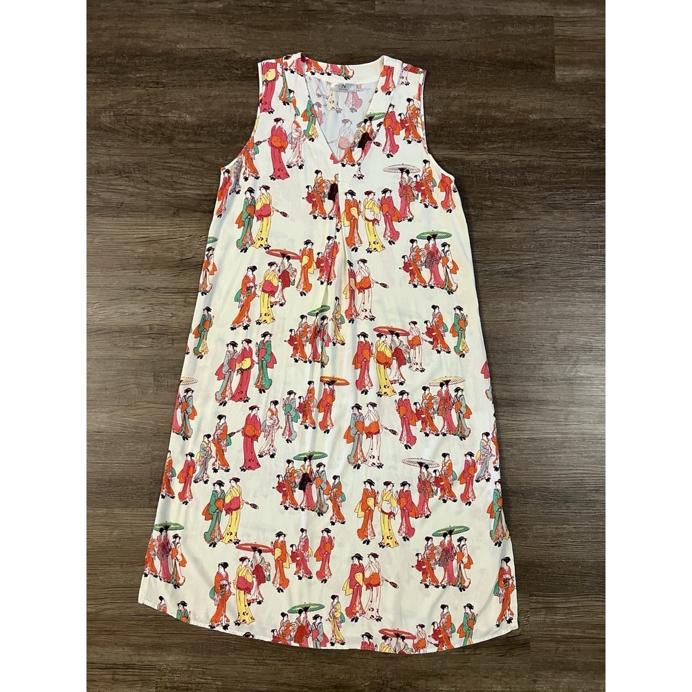 NATORI GEISHA GIRL KYOTO REGENCY CORE MAXI SLIP DRESS Sz Large F28